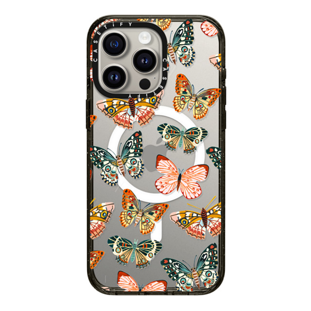 Amber Davenport x CASETiFY iPhone 15 Pro Max Case Butterfly ブラック インパクトケース MagSafe対応 Spring Butterflies Mother's Day Amber Davenport x CASETiFY iPhone 15 Pro Max Case Butterfly ブラック インパクトケース MagSafe対応 Spring Butterflies Mother's Day