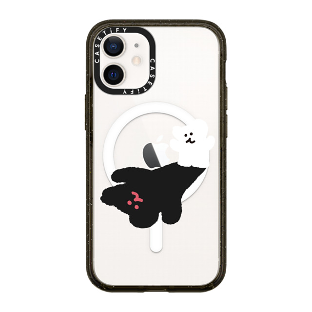 Dinotaeng x CASETiFY iPhone 12 mini ケース Cartoon ブラック インパクトケース MagSafe対応 Giant Bobo Father's Day Dinotaeng x CASETiFY iPhone 12 mini ケース Cartoon ブラック インパクトケース MagSafe対応 Giant Bobo Father's Day