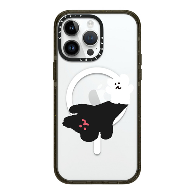 Dinotaeng x CASETiFY iPhone 14 Pro Max ケース ブラック インパクトケース MagSafe対応 Giant Bobo