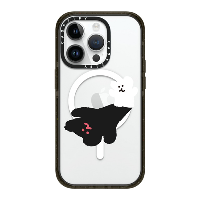 Dinotaeng x CASETiFY iPhone 14 Pro ケース ブラック インパクトケース MagSafe対応 Giant Bobo