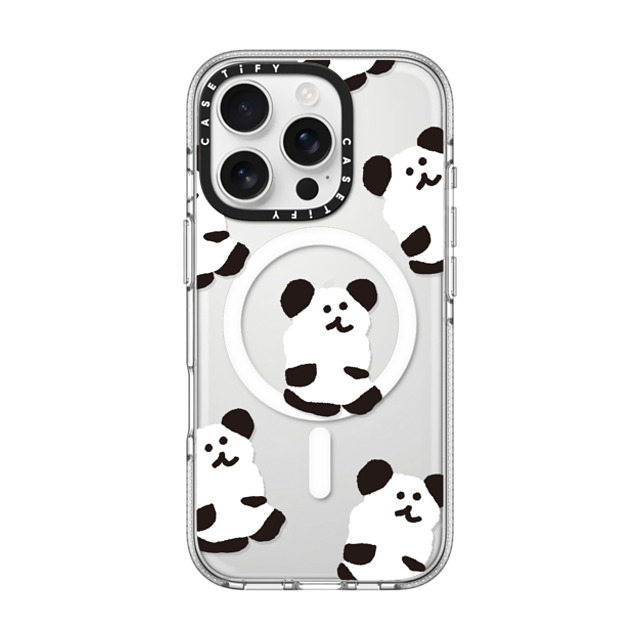 Dinotaeng x CASETiFY iPhone 16 Pro ケース クリア クリア ケース MagSafe対応 Oreo Bobo