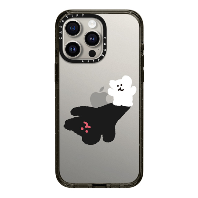 Dinotaeng x CASETiFY iPhone 15 Pro Max ケース ブラック インパクトケース Giant Bobo