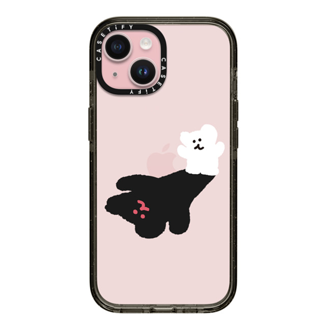 Dinotaeng x CASETiFY iPhone 15 ケース ブラック インパクトケース Giant Bobo