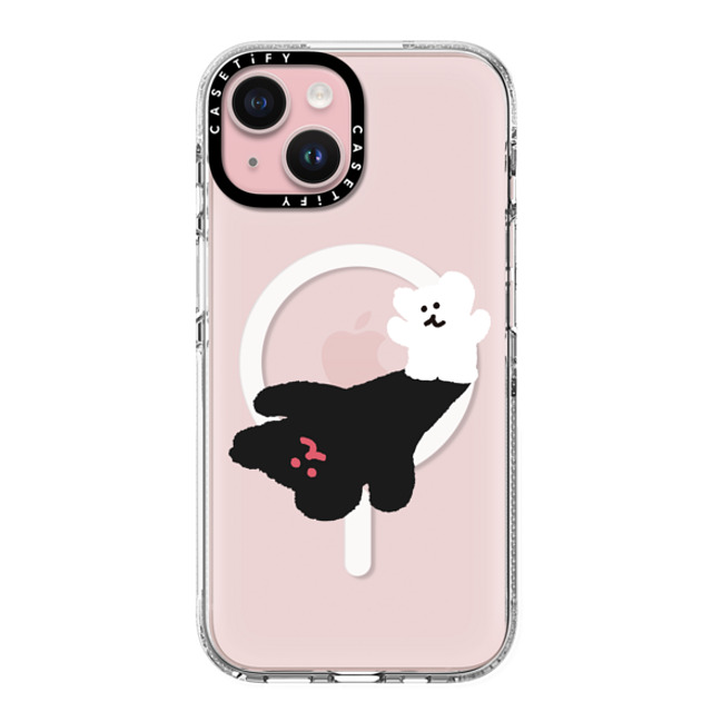 Dinotaeng x CASETiFY iPhone 15 ケース クリア クリア ケース MagSafe対応 Giant Bobo