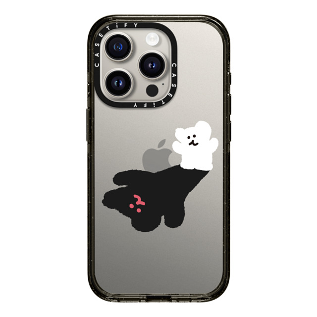 Dinotaeng x CASETiFY iPhone 15 Pro ケース ブラック インパクトケース Giant Bobo