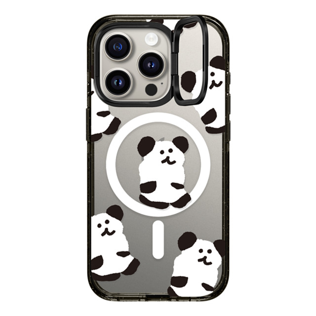 Dinotaeng x CASETiFY iPhone 15 Pro Case Cartoon ブラック インパクトリングスタンドケース MagSafe対応 Oreo Bobo Mother's Day Dinotaeng x CASETiFY iPhone 15 Pro Case Cartoon ブラック インパクトリングスタンドケース MagSafe対応 Oreo Bobo Mother's Day