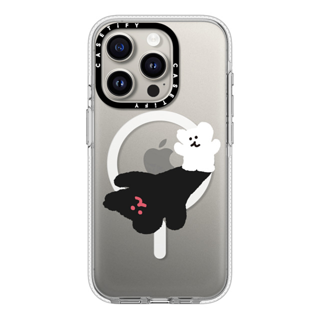 Dinotaeng x CASETiFY iPhone 15 Pro ケース クリア クリア ケース MagSafe対応 Giant Bobo