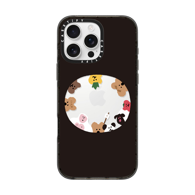 Dinotaeng x CASETiFY iPhone 16 Pro Max ケース ブラック インパクトケース Anybody There?