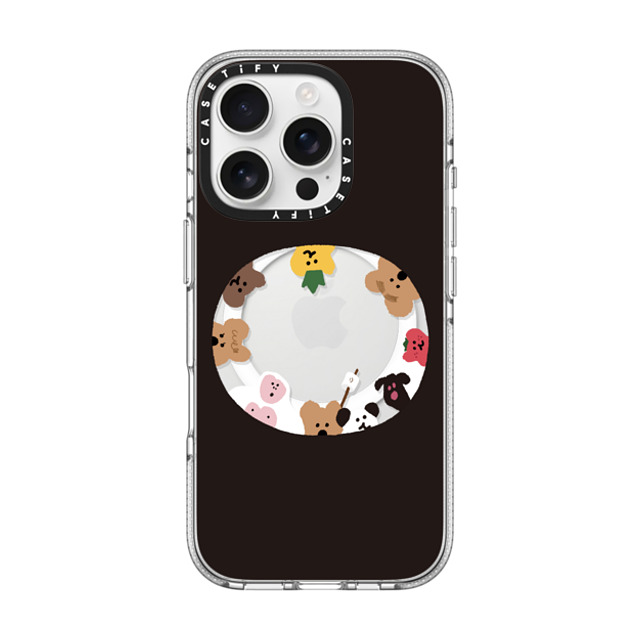 Dinotaeng x CASETiFY iPhone 16 Pro ケース クリア クリア ケース MagSafe対応 Anybody There?