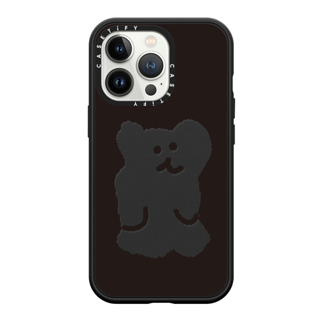 Dinotaeng x CASETiFY iPhone 13 Pro Case Cartoon Matte Black Impact Case MagSafe Compatible Big Bobo Mother's Day Dinotaeng x CASETiFY iPhone 13 Pro Case Cartoon Matte Black Impact Case MagSafe Compatible Big Bobo Mother's Day
