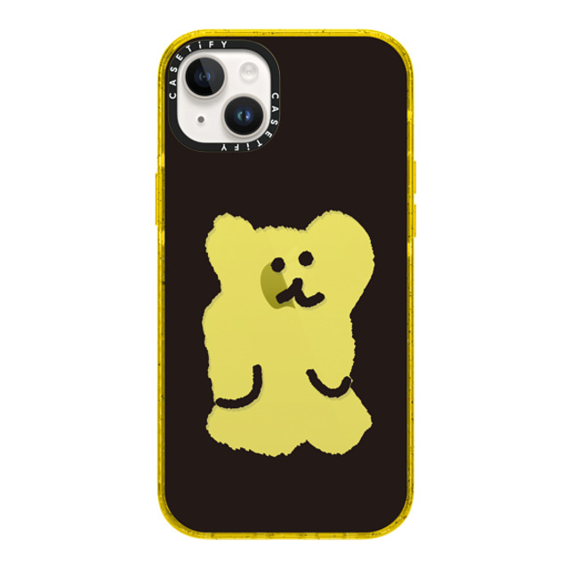 Dinotaeng x CASETiFY iPhone 14 Plus Case Cartoon イエロー インパクトケース Big Bobo Mother's Day Dinotaeng x CASETiFY iPhone 14 Plus Case Cartoon イエロー インパクトケース Big Bobo Mother's Day