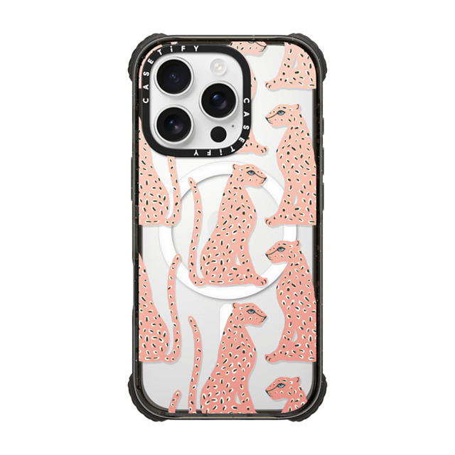 designlovefest x CASETiFY iPhone 16 Pro Case Leopard,Animal Black ウルトラ インパクトケース MagSafe 対応 Pink Cheetahs Back to School designlovefest x CASETiFY iPhone 16 Pro Case Leopard,Animal Black ウルトラ インパクトケース MagSafe 対応 Pink Cheetahs Back to School