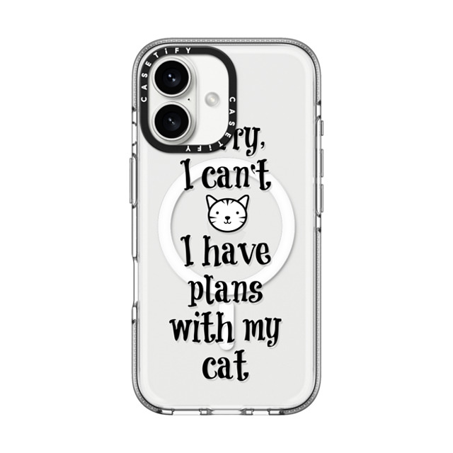 Ebi Emporium x CASETiFY iPhone 16 ケース クリア クリア ケース MagSafe対応 CAT PLANS By Ebi Emporium Back to School Ebi Emporium x CASETiFY iPhone 16 ケース クリア クリア ケース MagSafe対応 CAT PLANS By Ebi Emporium Back to School