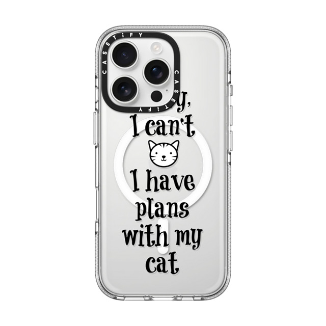 Ebi Emporium x CASETiFY iPhone 16 Pro ケース クリア クリア ケース MagSafe対応 CAT PLANS By Ebi Emporium Back to School Ebi Emporium x CASETiFY iPhone 16 Pro ケース クリア クリア ケース MagSafe対応 CAT PLANS By Ebi Emporium Back to School