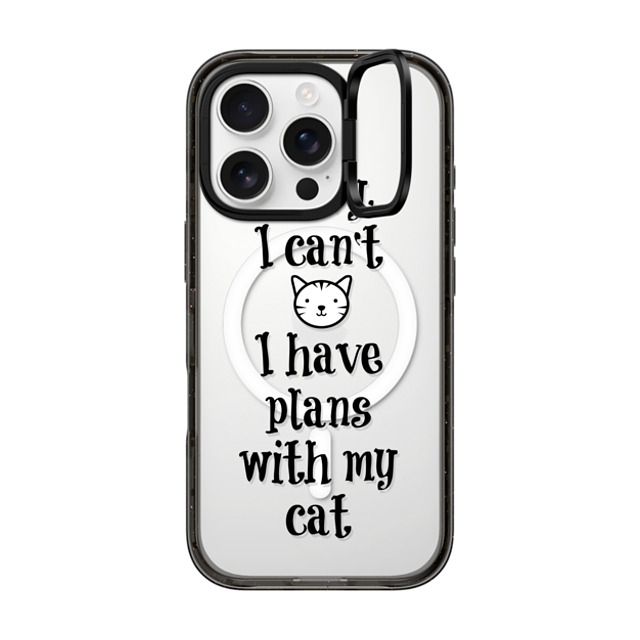 Ebi Emporium x CASETiFY iPhone 16 Pro ケース ブラック インパクトリングスタンドケース MagSafe対応 CAT PLANS By Ebi Emporium Back to School Ebi Emporium x CASETiFY iPhone 16 Pro ケース ブラック インパクトリングスタンドケース MagSafe対応 CAT PLANS By Ebi Emporium Back to School