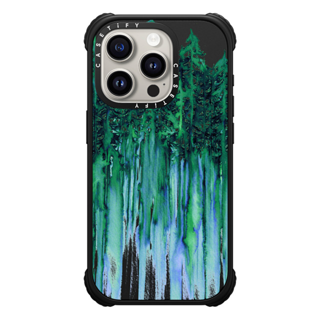 Ebi Emporium x CASETiFY iPhone 15 Pro Case Nature,Fine Art マットブラック ウルトラ インパクトケース MagSafe 対応 THROUGH THE TREES, BOLD GREEN AQUA Colorful Forest Nature Wanderlust Boho Outdoors Mountains Watercolor Painting Clear Transparent Ebi Emporium Mother's Day Ebi Emporium x CASETiFY iPhone 15 Pro Case Nature,Fine Art マットブラック ウルトラ インパクトケース MagSafe 対応 THROUGH THE TREES, BOLD GREEN AQUA Colorful Forest Nature Wanderlust Boho Outdoors Mountains Watercolor Painting Clear Transparent Ebi Emporium Mother's Day