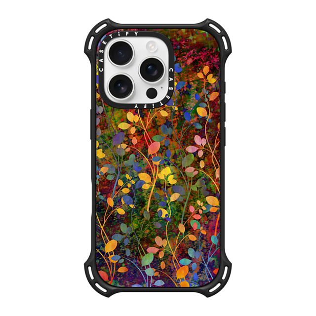 Ebi Emporium x CASETiFY iPhone 16 Pro Case Matte Black バウンスケース AMONGST THE FLOWERS Rainbow Array - Colorful Abstract Summer Floral Pattern Green Red Blue Yellow Garden Flowers Lovely Girly Nature Fine Art Painting Design Ebi Emporium x CASETiFY iPhone 16 Pro Case Matte Black バウンスケース AMONGST THE FLOWERS Rainbow Array - Colorful Abstract Summer Floral Pattern Green Red Blue Yellow Garden Flowers Lovely Girly Nature Fine Art Painting Design