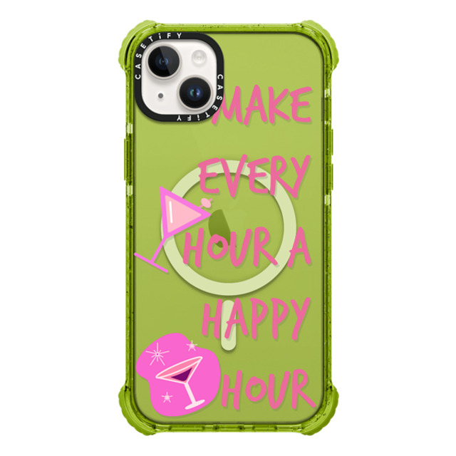 Ebi Emporium x CASETiFY iPhone 14 Plus Case Kiwi ウルトラ インパクトケース MagSafe 対応 HAPPY HOUR 3 - Typography Drinks By Ebi Emporium Mother's Day Ebi Emporium x CASETiFY iPhone 14 Plus Case Kiwi ウルトラ インパクトケース MagSafe 対応 HAPPY HOUR 3 - Typography Drinks By Ebi Emporium Mother's Day