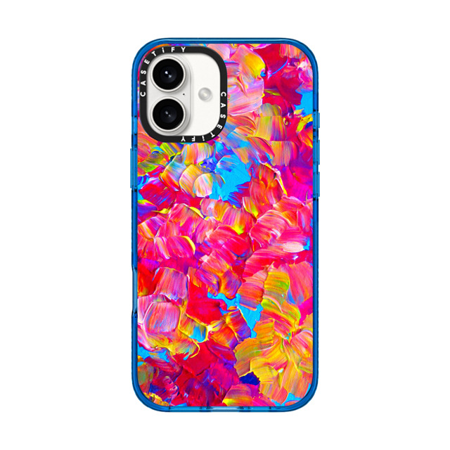 Ebi Emporium x CASETiFY iPhone 16 Plus Case Floral スカイブルー Impact Case MagSafe Compatible FLORAL FANTASY - Bold Abstract Flowers Acrylic Textural Painting Neon Hot Pink Turquoise Garden Bouquet Girlie Sweet Lovely Feminine Art Painting Mother's Day Ebi Emporium x CASETiFY iPhone 16 Plus Case Floral スカイブルー Impact Case MagSafe Compatible FLORAL FANTASY - Bold Abstract Flowers Acrylic Textural Painting Neon Hot Pink Turquoise Garden Bouquet Girlie Sweet Lovely Feminine Art Painting Mother's Day