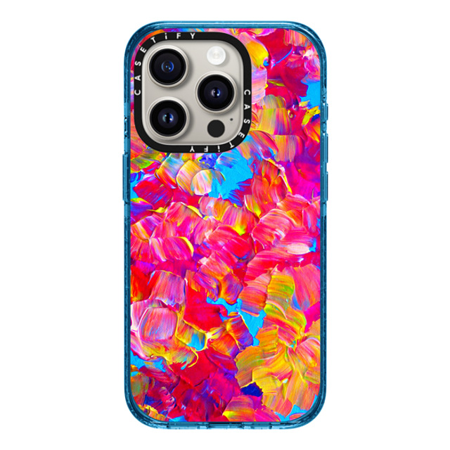 Ebi Emporium x CASETiFY iPhone 15 Pro ケース Floral Cyan Blue インパクトケース MagSafe対応 FLORAL FANTASY - Bold Abstract Flowers Acrylic Textural Painting Neon Hot Pink Turquoise Garden Bouquet Girlie Sweet Lovely Feminine Art Painting Father's Day Ebi Emporium x CASETiFY iPhone 15 Pro ケース Floral Cyan Blue インパクトケース MagSafe対応 FLORAL FANTASY - Bold Abstract Flowers Acrylic Textural Painting Neon Hot Pink Turquoise Garden Bouquet Girlie Sweet Lovely Feminine Art Painting Father's Day