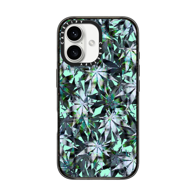 Ebi Emporium x CASETiFY iPhone 16 Case Black インパクトケース MagSafe対応 CANNABIS KARMA, MINT AQUA Weed Flowers Marijuana Ganja Floral By Ebi Emporium Father's Day Ebi Emporium x CASETiFY iPhone 16 Case Black インパクトケース MagSafe対応 CANNABIS KARMA, MINT AQUA Weed Flowers Marijuana Ganja Floral By Ebi Emporium Father's Day