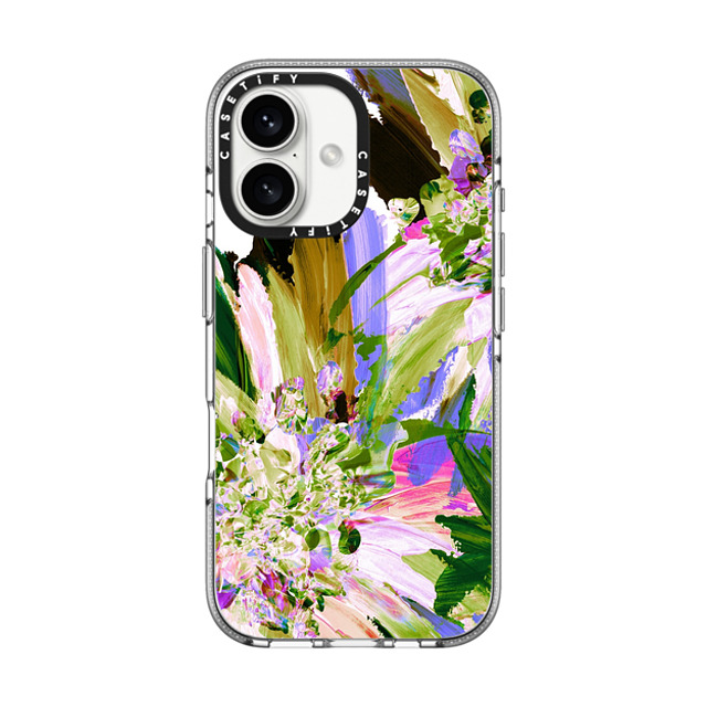 Ebi Emporium x CASETiFY iPhone 16 Case Clear Clear Case MagSafe Compatible WEDDING BOUQUET 1, FLORAL PURPLE GREEN PRETTY ABSTRACT ART PAINTING By Ebi Emporium Mother's Day Ebi Emporium x CASETiFY iPhone 16 Case Clear Clear Case MagSafe Compatible WEDDING BOUQUET 1, FLORAL PURPLE GREEN PRETTY ABSTRACT ART PAINTING By Ebi Emporium Mother's Day