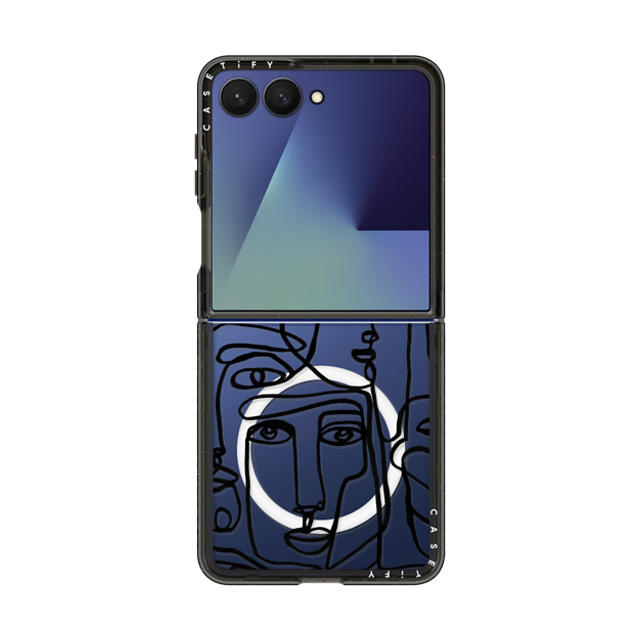 Ebi Emporium x CASETiFY Galaxy Z Flip7 ケース Geometric,Line Art ブラック マグネット式 インパクトケース FACE MOSAIC SKETCH 1 CLEAR CASE IPHONE, ABSTRACT MINIMAL PEOPLE ILL Ebi Emporium x CASETiFY Galaxy Z Flip7 ケース Geometric,Line Art ブラック マグネット式 インパクトケース FACE MOSAIC SKETCH 1 CLEAR CASE IPHONE, ABSTRACT MINIMAL PEOPLE ILL