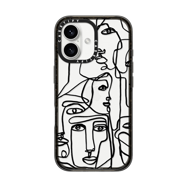Ebi Emporium x CASETiFY iPhone 16 Case Geometric,Line Art Black インパクトケース FACE MOSAIC SKETCH 1 CLEAR CASE IPHONE, ABSTRACT MINIMAL PEOPLE ILLUSTRATION By Ebi Emporium Mother's Day Ebi Emporium x CASETiFY iPhone 16 Case Geometric,Line Art Black インパクトケース FACE MOSAIC SKETCH 1 CLEAR CASE IPHONE, ABSTRACT MINIMAL PEOPLE ILLUSTRATION By Ebi Emporium Mother's Day