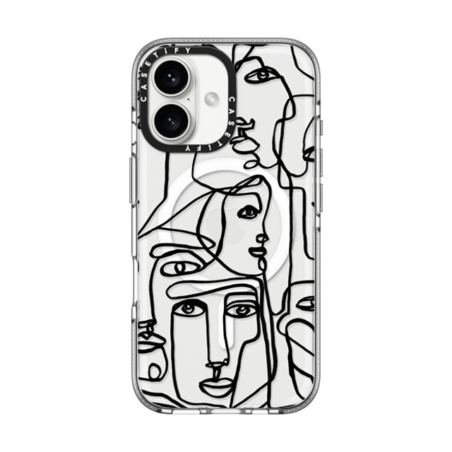 Ebi Emporium x CASETiFY iPhone 16 ケース Geometric,Line Art クリア クリア ケース MagSafe対応 FACE MOSAIC SKETCH 1 CLEAR CASE IPHONE, ABSTRACT MINIMAL PEOPLE ILLUSTRATION By Ebi Emporium Father's Day Ebi Emporium x CASETiFY iPhone 16 ケース Geometric,Line Art クリア クリア ケース MagSafe対応 FACE MOSAIC SKETCH 1 CLEAR CASE IPHONE, ABSTRACT MINIMAL PEOPLE ILLUSTRATION By Ebi Emporium Father's Day