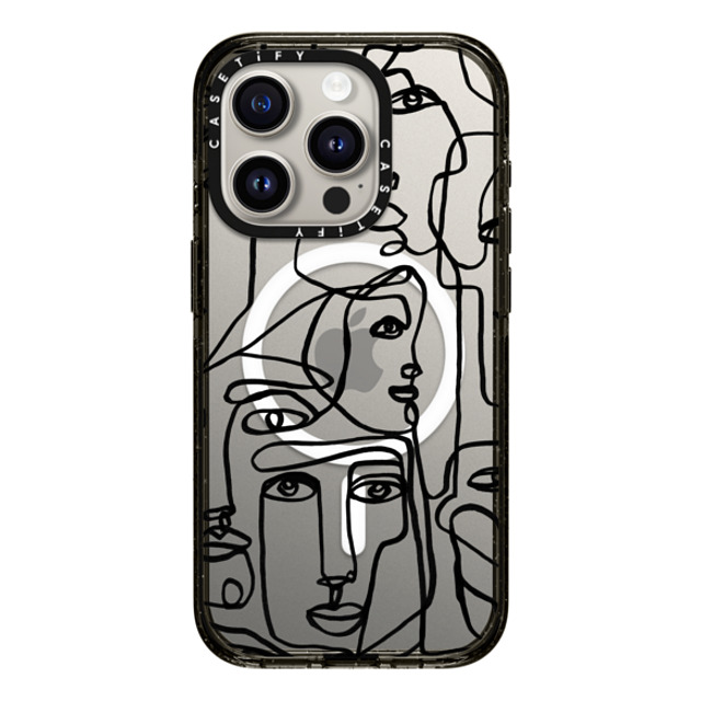 Ebi Emporium x CASETiFY iPhone 15 Pro Case Geometric,Line Art ブラック インパクトケース MagSafe対応 FACE MOSAIC SKETCH 1 CLEAR CASE IPHONE, ABSTRACT MINIMAL PEOPLE ILLUSTRATION By Ebi Emporium Mother's Day Ebi Emporium x CASETiFY iPhone 15 Pro Case Geometric,Line Art ブラック インパクトケース MagSafe対応 FACE MOSAIC SKETCH 1 CLEAR CASE IPHONE, ABSTRACT MINIMAL PEOPLE ILLUSTRATION By Ebi Emporium Mother's Day