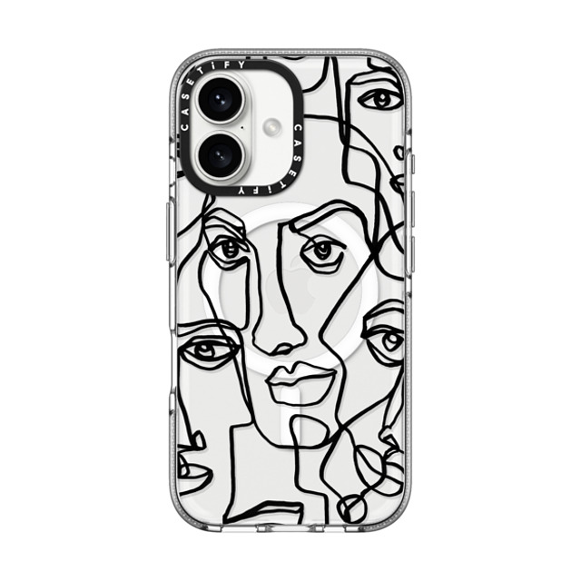 Ebi Emporium x CASETiFY iPhone 16 ケース Geometric,Line Art クリア クリア ケース MagSafe対応 FACE MOSAIC SKETCH 4 CLEAR CASE IPHONE, ABSTRACT MINIMAL PEOPLE MEN ILLUSTRATION By Ebi Emporium Back to School Ebi Emporium x CASETiFY iPhone 16 ケース Geometric,Line Art クリア クリア ケース MagSafe対応 FACE MOSAIC SKETCH 4 CLEAR CASE IPHONE, ABSTRACT MINIMAL PEOPLE MEN ILLUSTRATION By Ebi Emporium Back to School