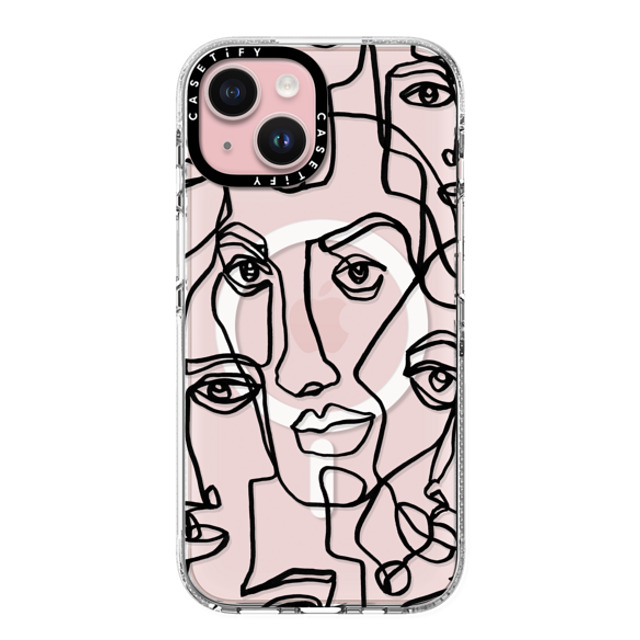 Ebi Emporium x CASETiFY iPhone 15 ケース Geometric,Line Art クリア クリア ケース MagSafe対応 FACE MOSAIC SKETCH 4 CLEAR CASE IPHONE, ABSTRACT MINIMAL PEOPLE MEN ILLUSTRATION By Ebi Emporium Back to School Ebi Emporium x CASETiFY iPhone 15 ケース Geometric,Line Art クリア クリア ケース MagSafe対応 FACE MOSAIC SKETCH 4 CLEAR CASE IPHONE, ABSTRACT MINIMAL PEOPLE MEN ILLUSTRATION By Ebi Emporium Back to School
