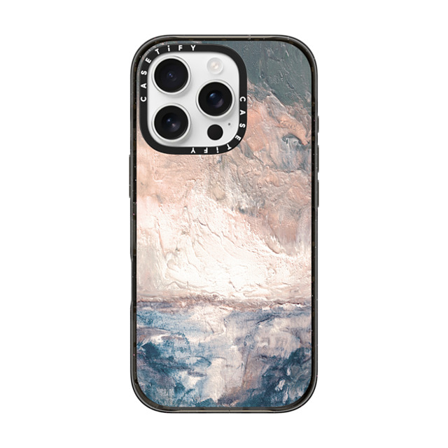 Ebi Emporium x CASETiFY iPhone 16 Pro Case Black インパクトケース RISING TIDES 2, PEACH BLUE GRAY BEACH OCEAN WAVES BY EBI EMPORIUM Mother's Day Ebi Emporium x CASETiFY iPhone 16 Pro Case Black インパクトケース RISING TIDES 2, PEACH BLUE GRAY BEACH OCEAN WAVES BY EBI EMPORIUM Mother's Day