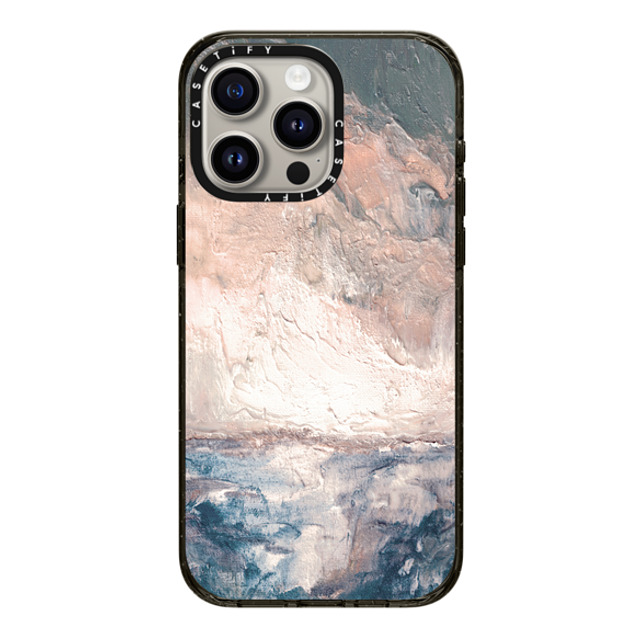 Ebi Emporium x CASETiFY iPhone 15 Pro Max Case Black Impact Case MagSafe Compatible RISING TIDES 2, PEACH BLUE GRAY BEACH OCEAN WAVES BY EBI EMPORIUM Mother's Day Ebi Emporium x CASETiFY iPhone 15 Pro Max Case Black Impact Case MagSafe Compatible RISING TIDES 2, PEACH BLUE GRAY BEACH OCEAN WAVES BY EBI EMPORIUM Mother's Day