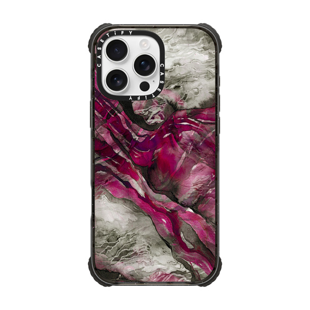 Ebi Emporium x CASETiFY iPhone 16 Pro Max Case Black ウルトラ インパクトケース MagSafe 対応 FUCHSIA LACE SYMPHONY, Chic Feminine Gothic Magenta Pink Drama Fashion Winter Elegant Modern Abstract Pattern Painting Ebi Emporium Back to School Ebi Emporium x CASETiFY iPhone 16 Pro Max Case Black ウルトラ インパクトケース MagSafe 対応 FUCHSIA LACE SYMPHONY, Chic Feminine Gothic Magenta Pink Drama Fashion Winter Elegant Modern Abstract Pattern Painting Ebi Emporium Back to School