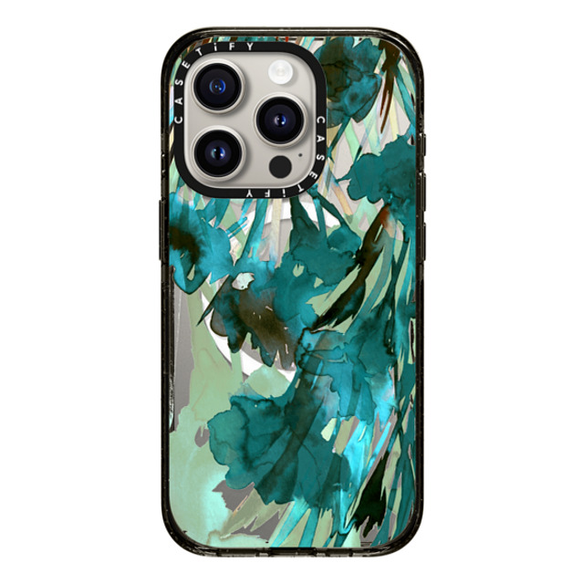 Ebi Emporium x CASETiFY iPhone 15 Pro Case Black Impact Case MagSafe Compatible DANCING IN THE GARDEN 1, TEAL BLUE MINT GREEN Colorful Floral Watercolor Abstract Aqua Flowers Painting Botanical Lovely Fresh Nature Ebi Emporium Father's Day Ebi Emporium x CASETiFY iPhone 15 Pro Case Black Impact Case MagSafe Compatible DANCING IN THE GARDEN 1, TEAL BLUE MINT GREEN Colorful Floral Watercolor Abstract Aqua Flowers Painting Botanical Lovely Fresh Nature Ebi Emporium Father's Day