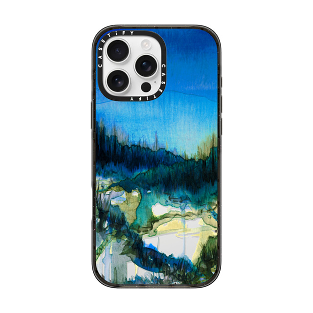Ebi Emporium x CASETiFY iPhone 16 Pro Max Case Nature,Fine Art Black Impact Case NATURE REIGNS SUPREME 2, FOREST TREES BLUE GREEN WATERCOLOR ABSTRACT PAINTING Back to School Ebi Emporium x CASETiFY iPhone 16 Pro Max Case Nature,Fine Art Black Impact Case NATURE REIGNS SUPREME 2, FOREST TREES BLUE GREEN WATERCOLOR ABSTRACT PAINTING Back to School