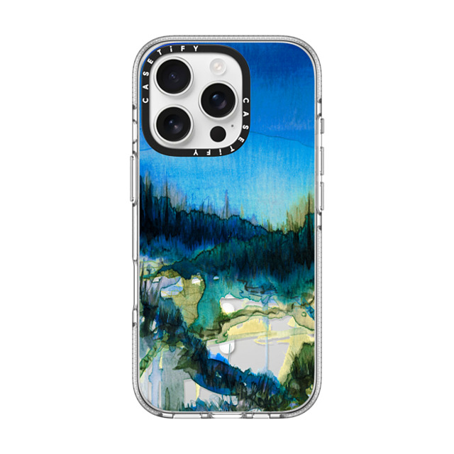 Ebi Emporium x CASETiFY iPhone 16 Pro Case Nature,Fine Art クリア クリア ケース MagSafe対応 NATURE REIGNS SUPREME 2, FOREST TREES BLUE GREEN WATERCOLOR ABSTRACT PAINTING Back to School Ebi Emporium x CASETiFY iPhone 16 Pro Case Nature,Fine Art クリア クリア ケース MagSafe対応 NATURE REIGNS SUPREME 2, FOREST TREES BLUE GREEN WATERCOLOR ABSTRACT PAINTING Back to School