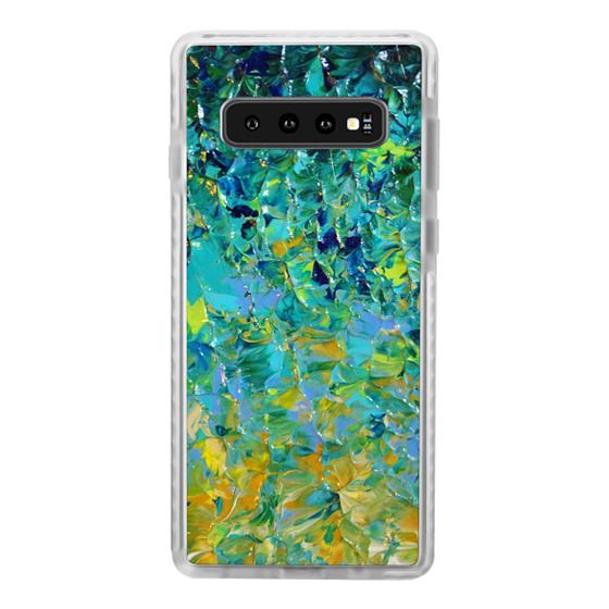 Blue Ocean Waves Samsung S10 Case