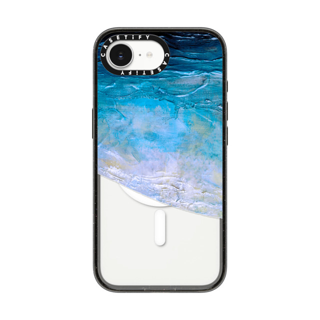Ebi Emporium x CASETiFY iPhone 16e ケース Fine Art ブラック インパクトケース MagSafe対応 OCEAN CALLING 2 BLUE LILAC, OCEAN WAVES SEA COASTAL ABSTRACT PAINTING Back to School Ebi Emporium x CASETiFY iPhone 16e ケース Fine Art ブラック インパクトケース MagSafe対応 OCEAN CALLING 2 BLUE LILAC, OCEAN WAVES SEA COASTAL ABSTRACT PAINTING Back to School