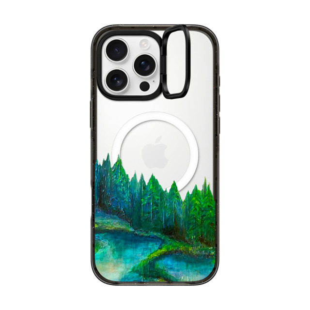 Ebi Emporium x CASETiFY iPhone 16 Pro Max Case Nature,Fine Art Black インパクトリングスタンドケース MagSafe対応 WOODLAND RETREAT 1, FOREST TREES TEAL BLUE GREEN NATURE MOUNTAINS PAINTING Back to School Ebi Emporium x CASETiFY iPhone 16 Pro Max Case Nature,Fine Art Black インパクトリングスタンドケース MagSafe対応 WOODLAND RETREAT 1, FOREST TREES TEAL BLUE GREEN NATURE MOUNTAINS PAINTING Back to School