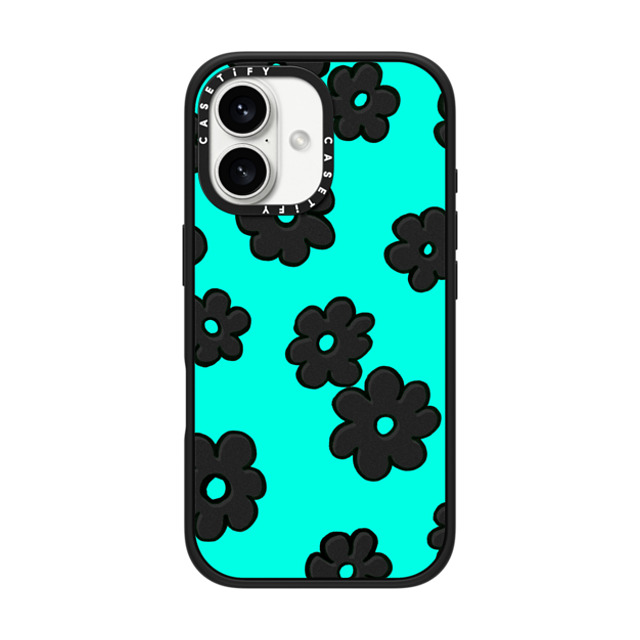Ebi Emporium x CASETiFY iPhone 16 Case Matte Black Impact Case MagSafe Compatible HAPPY SUMMER FLOWERS IPHONE, RETRO AQUA TURQUOISE PRETTY DAISY FLORAL COLORFUL CLEAR CASE By Ebi Emporium Father's Day Ebi Emporium x CASETiFY iPhone 16 Case Matte Black Impact Case MagSafe Compatible HAPPY SUMMER FLOWERS IPHONE, RETRO AQUA TURQUOISE PRETTY DAISY FLORAL COLORFUL CLEAR CASE By Ebi Emporium Father's Day