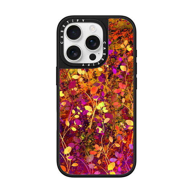 Ebi Emporium x CASETiFY iPhone 16 Pro ケース Silver on Black ミラーケース MagSafe対応 AMONGST THE FLOWERS Warm Sunset - Colorful Abstract Summer Autumn Floral Pattern Red Purple Orange Orche Yellow Garden Flowers Girly Nature Fine Art Painting Father's Day Ebi Emporium x CASETiFY iPhone 16 Pro ケース Silver on Black ミラーケース MagSafe対応 AMONGST THE FLOWERS Warm Sunset - Colorful Abstract Summer Autumn Floral Pattern Red Purple Orange Orche Yellow Garden Flowers Girly Nature Fine Art Painting Father's Day