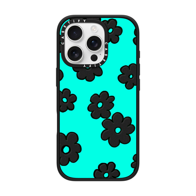 Ebi Emporium x CASETiFY iPhone 16 Pro Case Matte Black Impact Case MagSafe Compatible HAPPY SUMMER FLOWERS IPHONE, RETRO AQUA TURQUOISE PRETTY DAISY FLORAL COLORFUL CLEAR CASE By Ebi Emporium Father's Day Ebi Emporium x CASETiFY iPhone 16 Pro Case Matte Black Impact Case MagSafe Compatible HAPPY SUMMER FLOWERS IPHONE, RETRO AQUA TURQUOISE PRETTY DAISY FLORAL COLORFUL CLEAR CASE By Ebi Emporium Father's Day