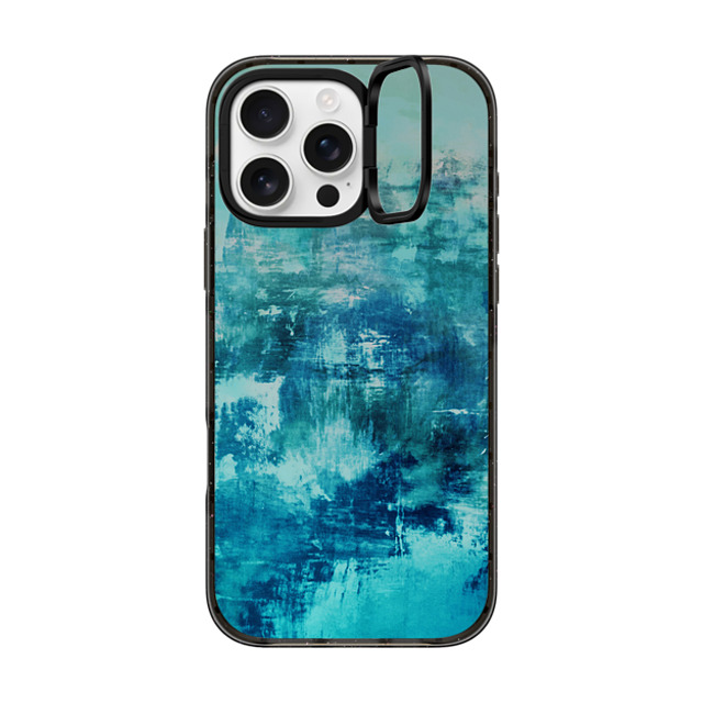 Ebi Emporium x CASETiFY iPhone 16 Pro Max ケース ブラック インパクトリングスタンドケース MagSafe対応 OFF THE GRID 4 Cool Coastal Summer Whimsical Turquoise Teal Aqua Abstract Watercolor Acrylic Fine Art Painting Nautical Beach Ocean Swirls Modern Design Mother's Day Ebi Emporium x CASETiFY iPhone 16 Pro Max ケース ブラック インパクトリングスタンドケース MagSafe対応 OFF THE GRID 4 Cool Coastal Summer Whimsical Turquoise Teal Aqua Abstract Watercolor Acrylic Fine Art Painting Nautical Beach Ocean Swirls Modern Design Mother's Day