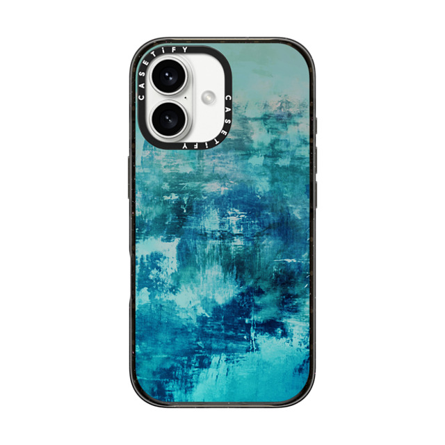 Ebi Emporium x CASETiFY iPhone 16 Case Black インパクトケース OFF THE GRID 4 Cool Coastal Summer Whimsical Turquoise Teal Aqua Abstract Watercolor Acrylic Fine Art Painting Nautical Beach Ocean Swirls Modern Design Mother's Day Ebi Emporium x CASETiFY iPhone 16 Case Black インパクトケース OFF THE GRID 4 Cool Coastal Summer Whimsical Turquoise Teal Aqua Abstract Watercolor Acrylic Fine Art Painting Nautical Beach Ocean Swirls Modern Design Mother's Day