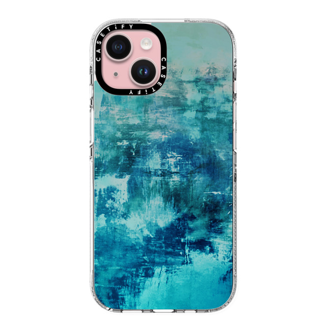 Ebi Emporium x CASETiFY iPhone 15 Case クリア クリア ケース MagSafe対応 OFF THE GRID 4 Cool Coastal Summer Whimsical Turquoise Teal Aqua Abstract Watercolor Acrylic Fine Art Painting Nautical Beach Ocean Swirls Modern Design Mother's Day Ebi Emporium x CASETiFY iPhone 15 Case クリア クリア ケース MagSafe対応 OFF THE GRID 4 Cool Coastal Summer Whimsical Turquoise Teal Aqua Abstract Watercolor Acrylic Fine Art Painting Nautical Beach Ocean Swirls Modern Design Mother's Day