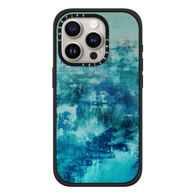 Ebi Emporium x CASETiFY iPhone 15 Pro ケース マットブラック インパクトケース MagSafe対応 OFF THE GRID 4 Cool Coastal Summer Whimsical Turquoise Teal Aqua Abstract Watercolor Acrylic Fine Art Painting Nautical Beach Ocean Swirls Modern Design Mother's Day Ebi Emporium x CASETiFY iPhone 15 Pro ケース マットブラック インパクトケース MagSafe対応 OFF THE GRID 4 Cool Coastal Summer Whimsical Turquoise Teal Aqua Abstract Watercolor Acrylic Fine Art Painting Nautical Beach Ocean Swirls Modern Design Mother's Day