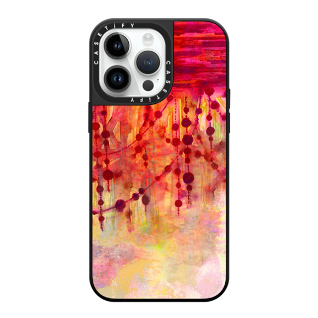 Ebi Emporium x CASETiFY iPhone 14 Pro Max ケース Black on Black ミラーケース MagSafe対応 PRISMACOLOR PEARLS 3 Colorful Crimson Red Marsala Hot PinkPastel Elegant Whimsical Waterolor Abstract Painting Feminine Girly Jewelry Modern Fine Art Back to School Ebi Emporium x CASETiFY iPhone 14 Pro Max ケース Black on Black ミラーケース MagSafe対応 PRISMACOLOR PEARLS 3 Colorful Crimson Red Marsala Hot PinkPastel Elegant Whimsical Waterolor Abstract Painting Feminine Girly Jewelry Modern Fine Art Back to School