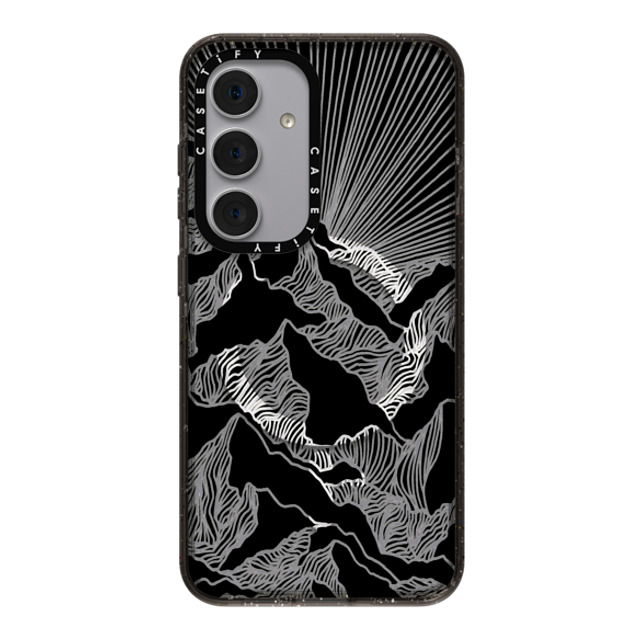 Ebi Emporium x CASETiFY Galaxy S24 �P�[�X Nature,Line Art �u���b�N �}�O�l�b�g�� �C���p�N�g�P�[�X AIM HIGH 2, MOUNTAINS B & W MINIMALIST NATURE ILLUST